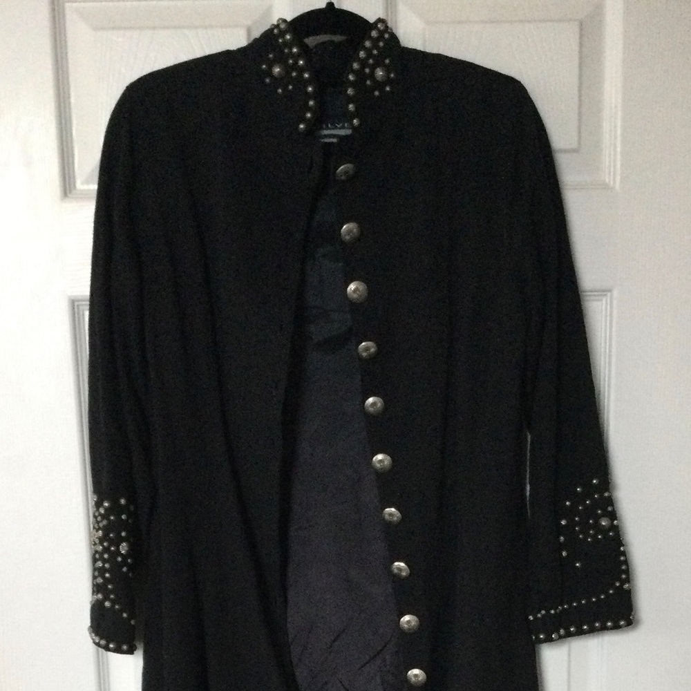 Studded Long Duster Jacket - Picture 4 of 10